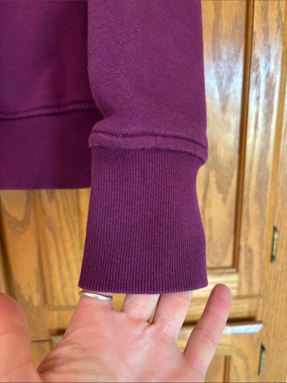 Arc'teryx Purple Full-Zip Hoodie with Maple Leaf Logo S/M - Picture 6 of 9